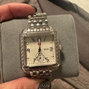 Michele Silver Women's Watch
